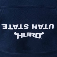 SWEATSHIRT HOOD UTAH STATE UPSIDE DOWN WITH HURD